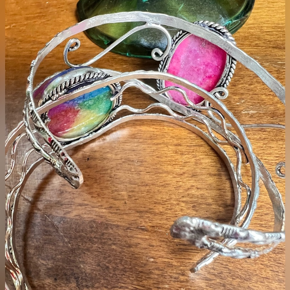 Colorful Cuff Bracelets - Picture 5 of 7